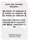 Ajoutez un caract&egrave;re pour former le 6